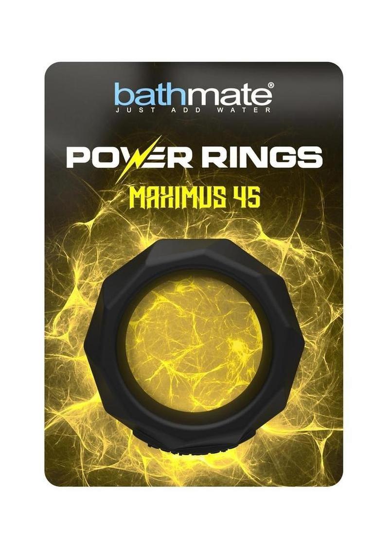 Bathmate Power Ring Maximus 45 Silicone Cockring - Black