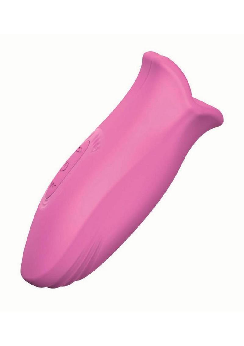 Clit-Tastic Tongue Licking Lover Rechargeable Silicone Stimulator