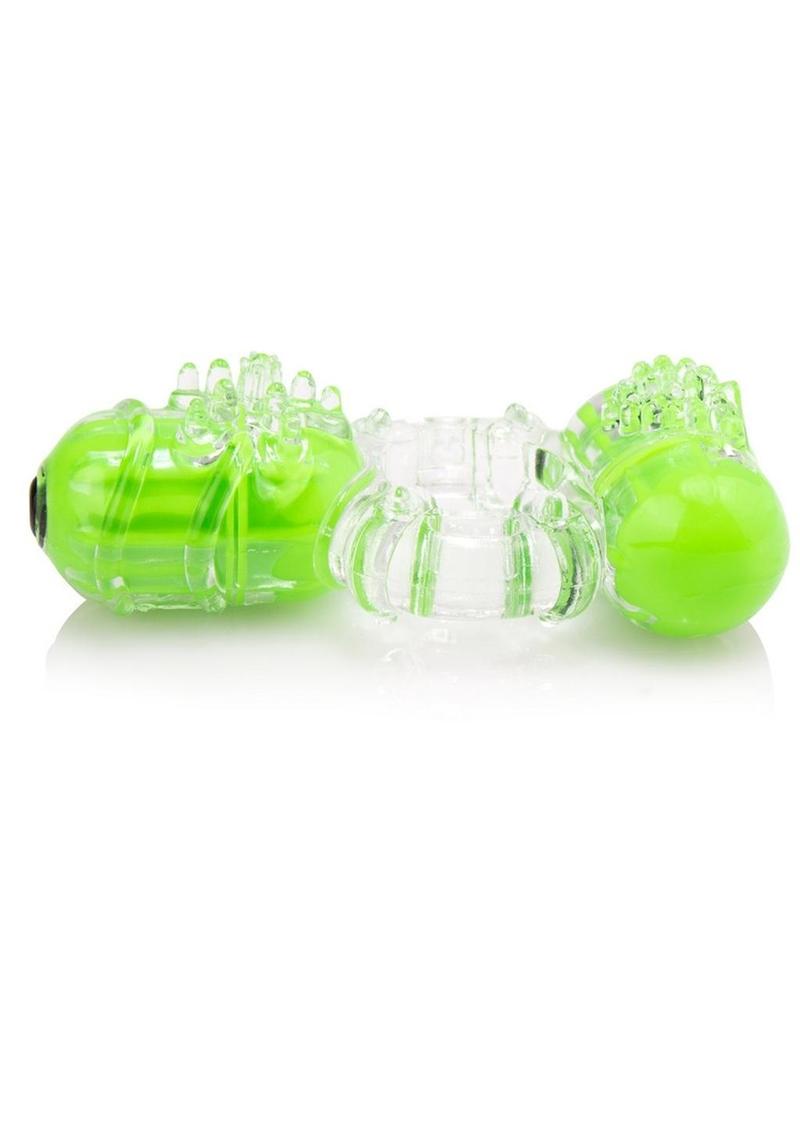 Color Pop Big O 2 Silicone Double Vibrating Cock Ring Waterproof