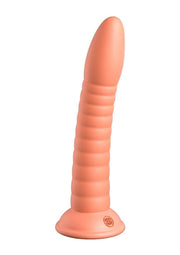 Dillio Platinum Wild Thing Silicone Dildo - Orange - 7in
