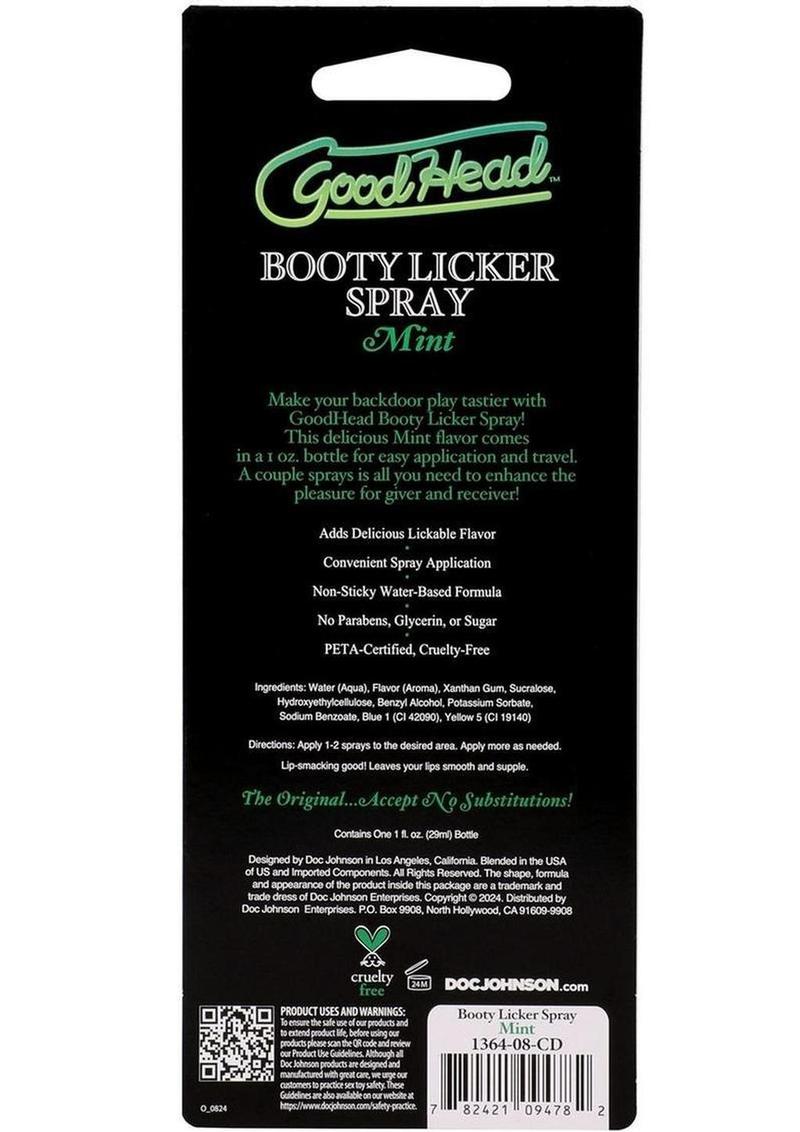 Goodhead Booty Licker Spray - Mint