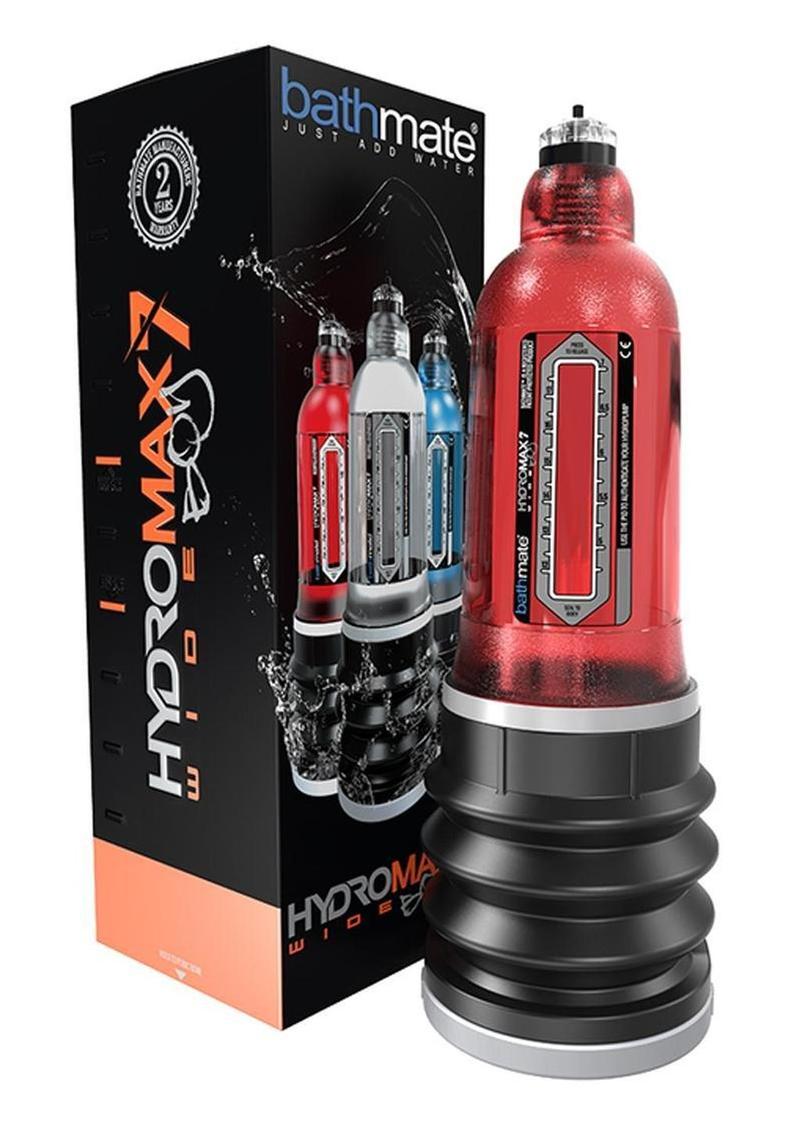 Hydromax7 Wide Boy Penis Pump - Red
