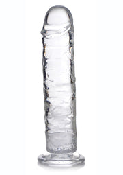 Jock C-Thru Slim Realistic Dong - Clear - 8in