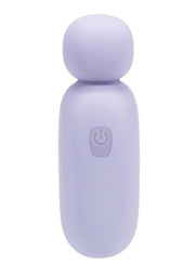 Loveline Mochi Airtaptech 8 Function Silicone Rechargeable Vibrating Mini Wand - Lavender/Purple