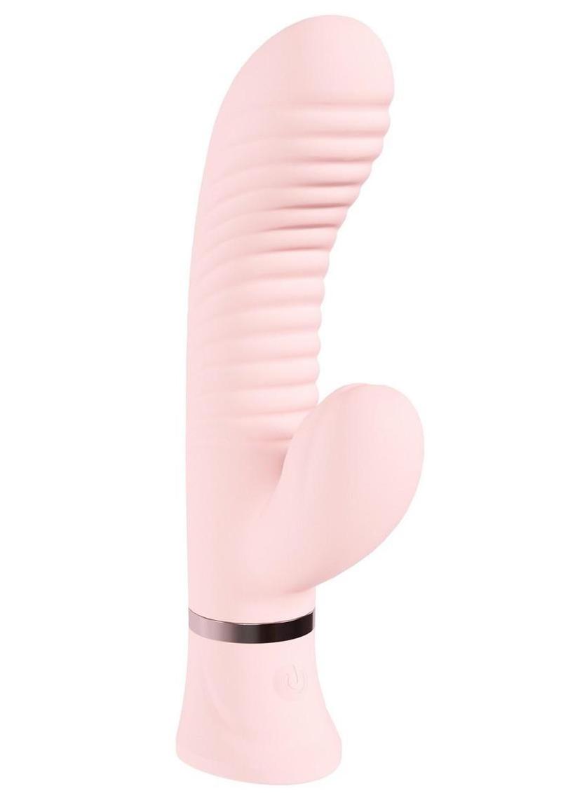 Loveline Mystique 10 Function Rechargeable Silicone Ribbed Rabbit