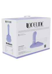 Loveline Satisfaction Adjustable Thrusting Pulse Wave Rechargeable Silicone Grinder - Purple