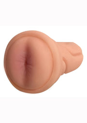 Mistress Shay Vibrating Bioskin Dual Density Stroker - Ass - Vanilla