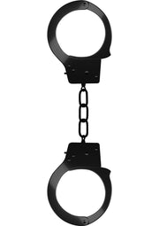 Ouch! Beginner's Handcuffs - Black/Metal