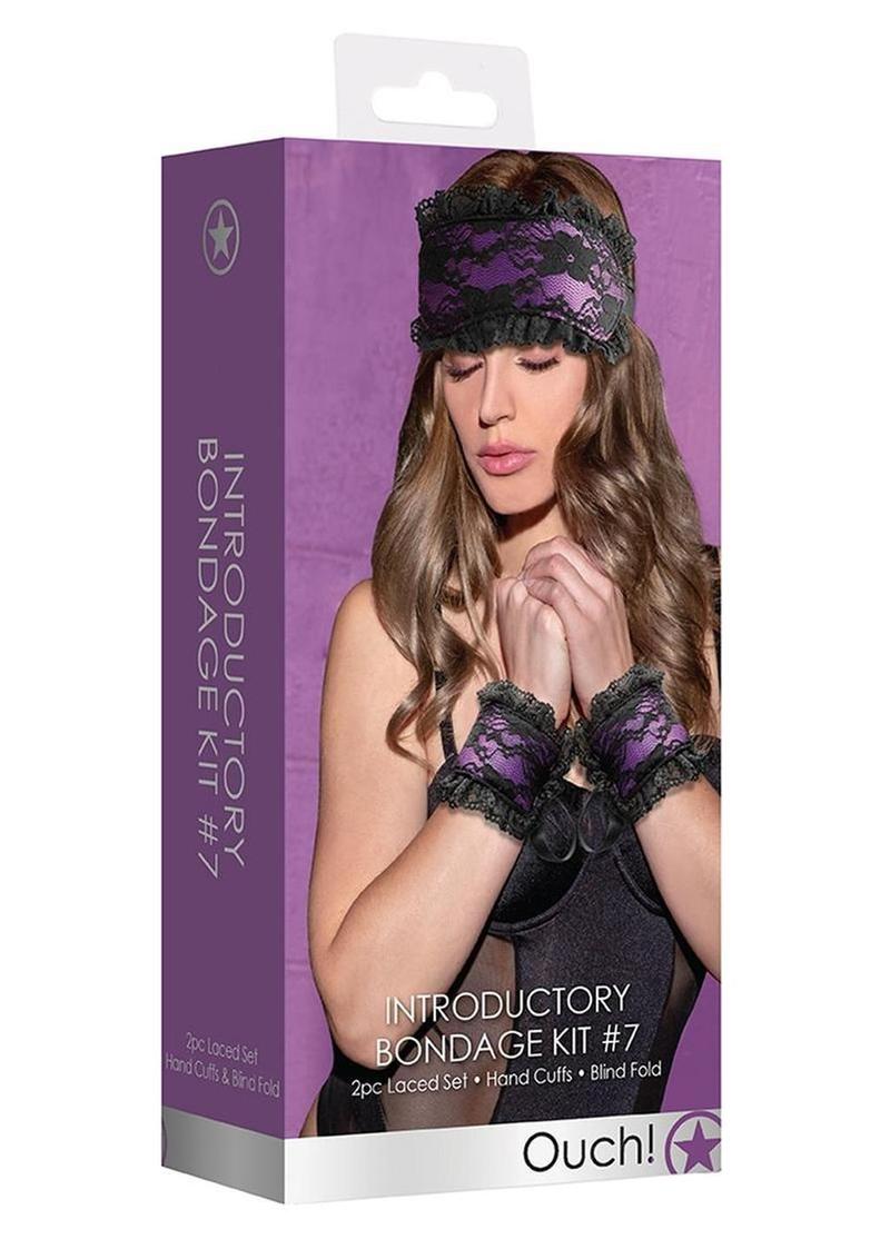 Ouch! Kits Introductory Bondage Kit #7 - Purple - 2 Piece Kit