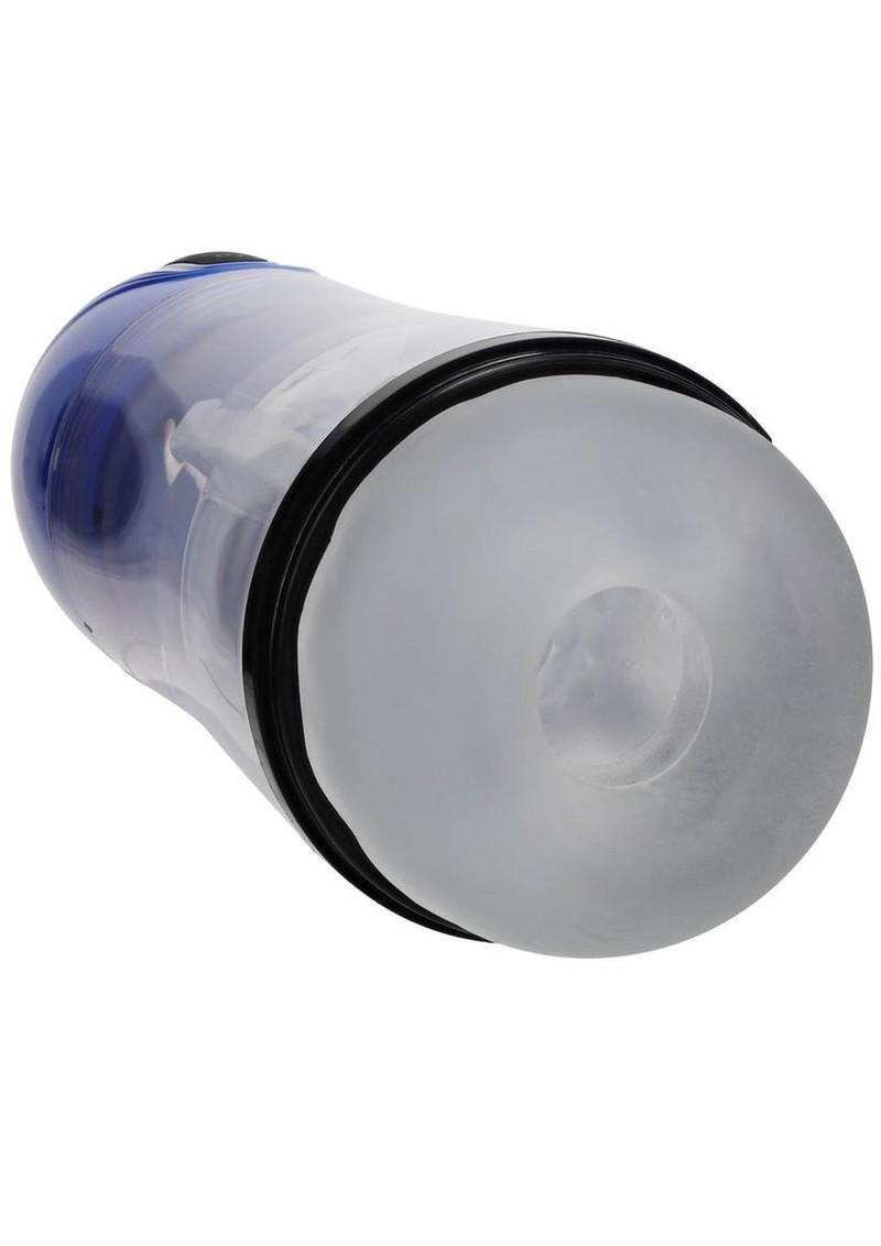 Pumped Sonicpull 10 Function Suction Vibration Multimedia Enhanced Rechargeable Masturbator - Metallic