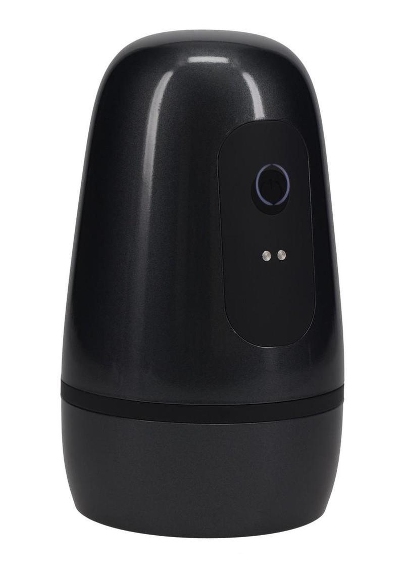 Pumped Vibrobator Pressure Suction 9 Function Vibrating Rechargeable Masturbator