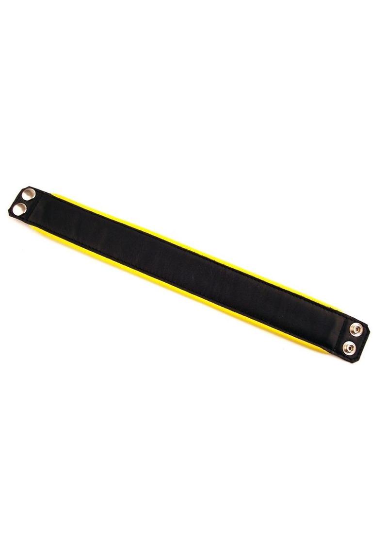 Rouge Arm Band Leather - Black/Yellow - Large