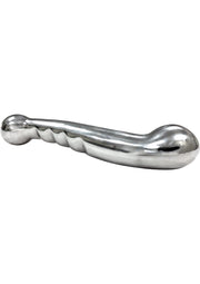 Rouge Stainless Steel Anal Or Vaginal Dildo - Metal - 7in
