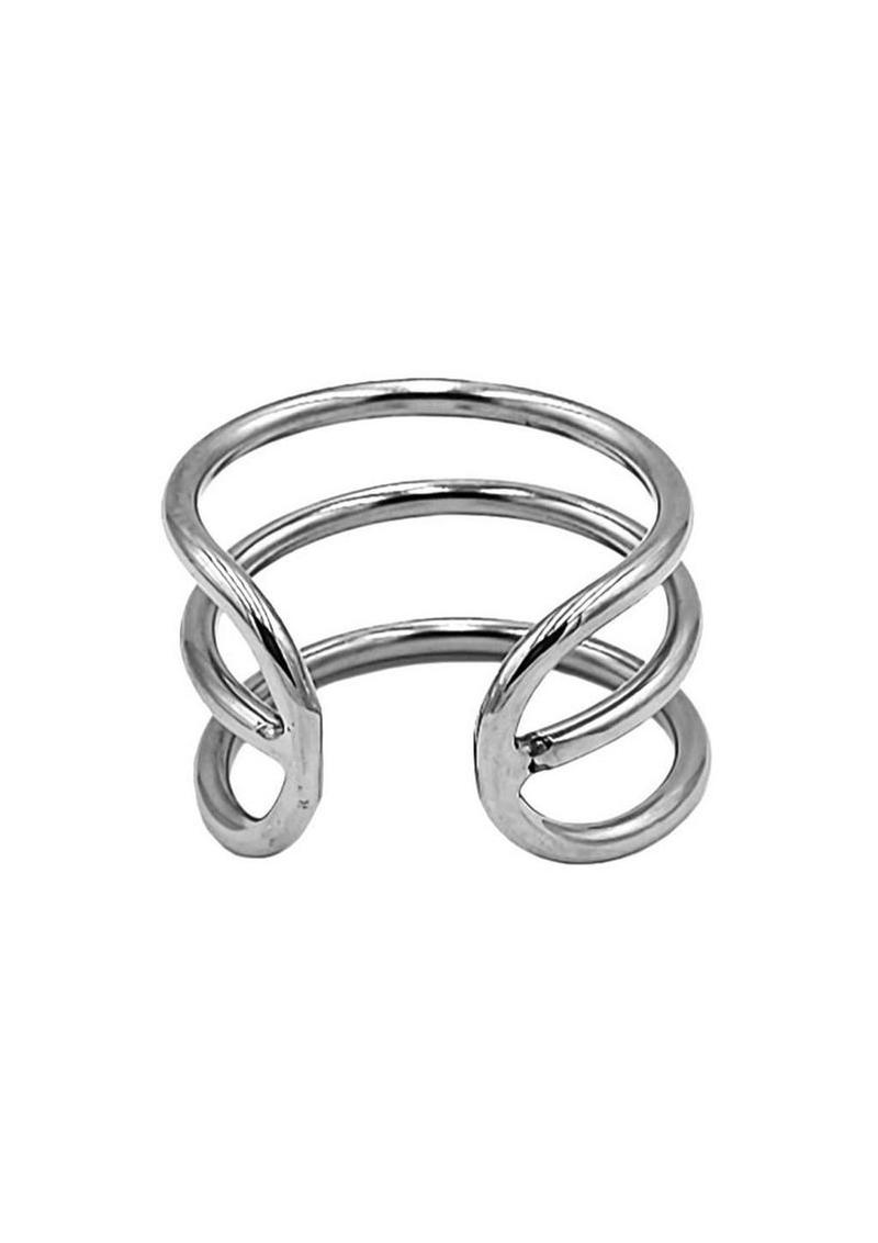 Rouge Stainless Steel Triple Wire Glans Ring