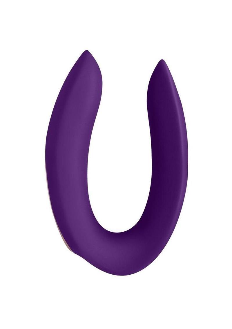 Satisfyer Double Plus Remote USB Rechargeable Silicone Couples Vibrator Waterproof
