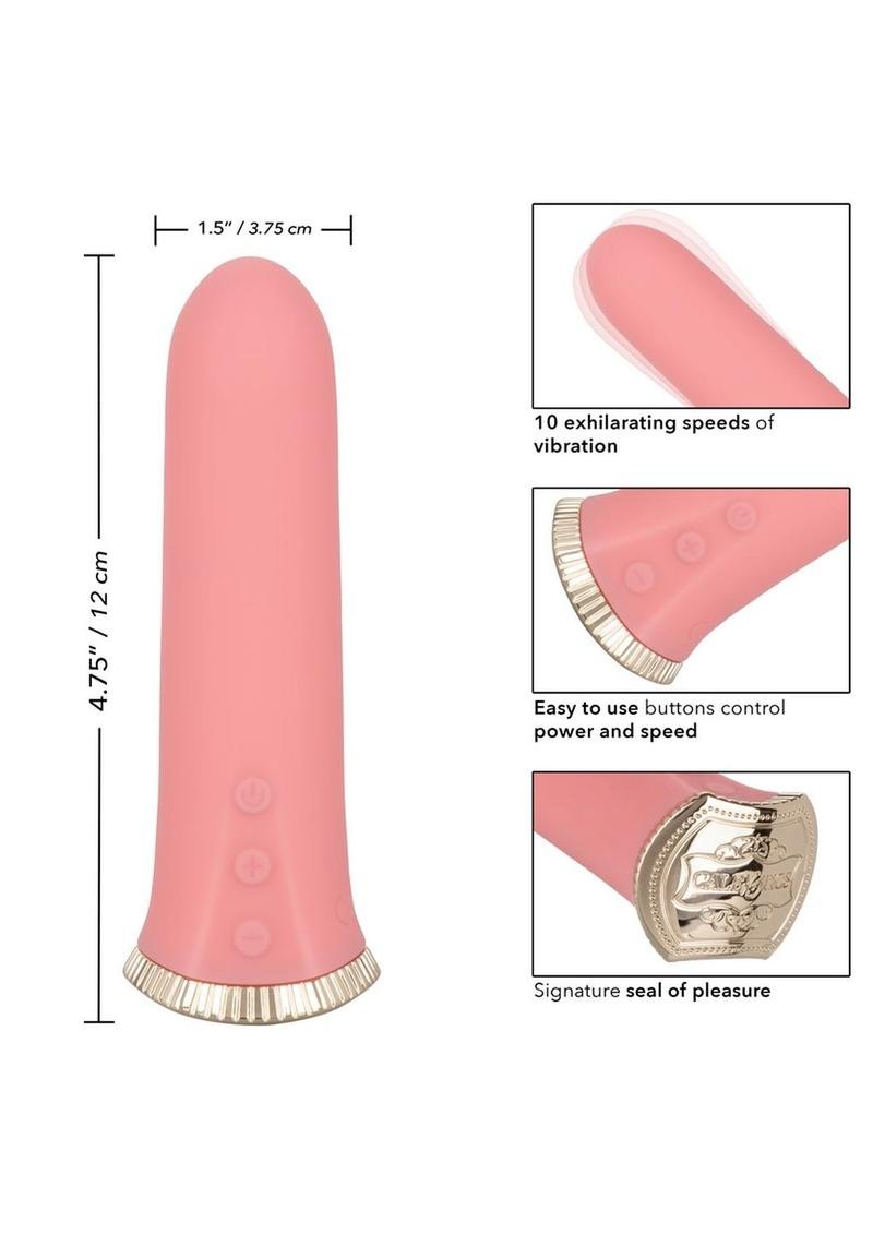 Uncorked Rosé Silicone Rechargeable Vibrator