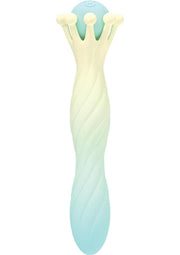 Wet Dreams Crown Jewel Rechargeable Silicone Crown Scepter Vibrating Wand - Multicolor