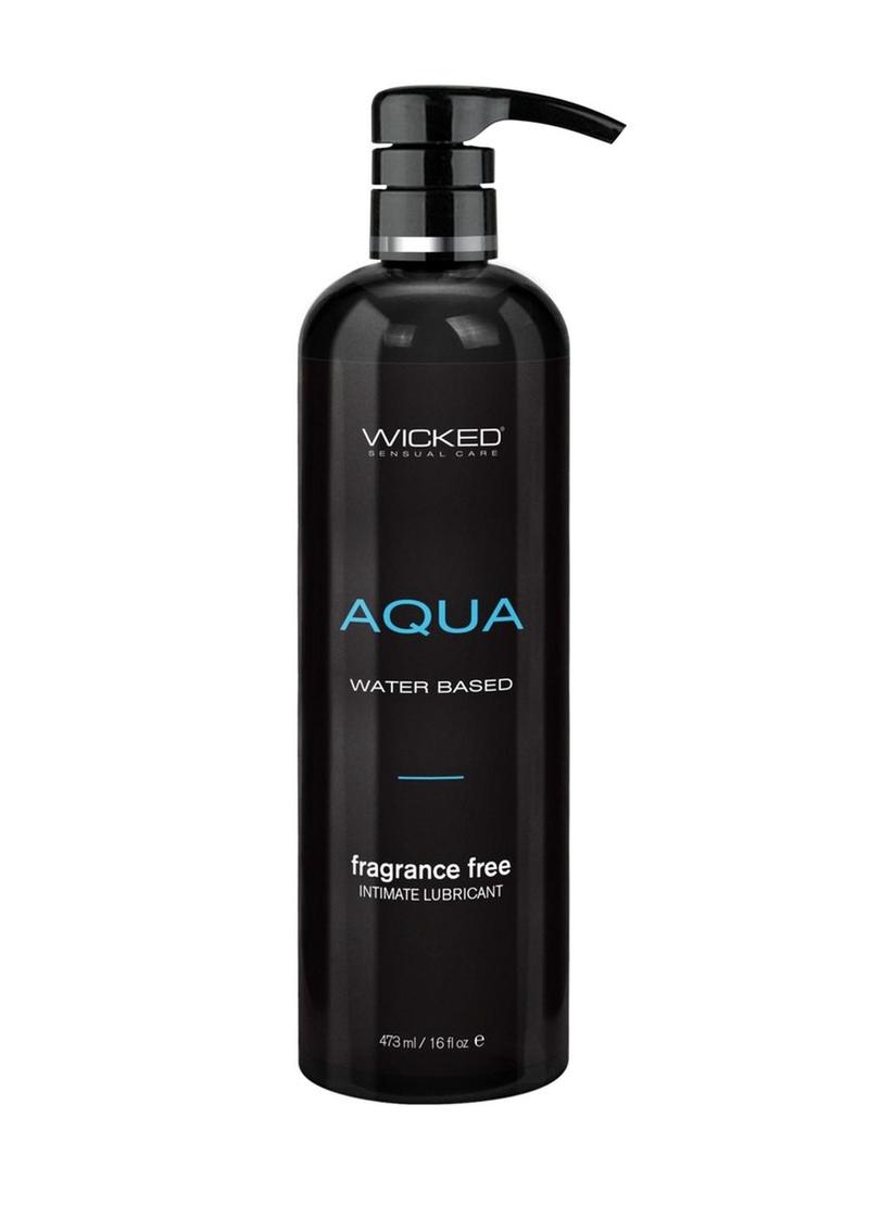 Wicked Aqua Water Based Lubricant Fragrance Free - 16oz