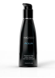 Wicked Aqua Water Based Lubricant Fragrance Free - 4oz