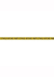 Wild Bitches Party Tape - Black/Yellow - 100ft