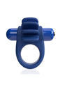 4t Skooch Vibrating Cock Ring with Clitoral Stimulator - Blue/Blueberry