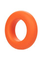 Alpha Liquid Silicone Prolong Cock Ring - Orange - Large