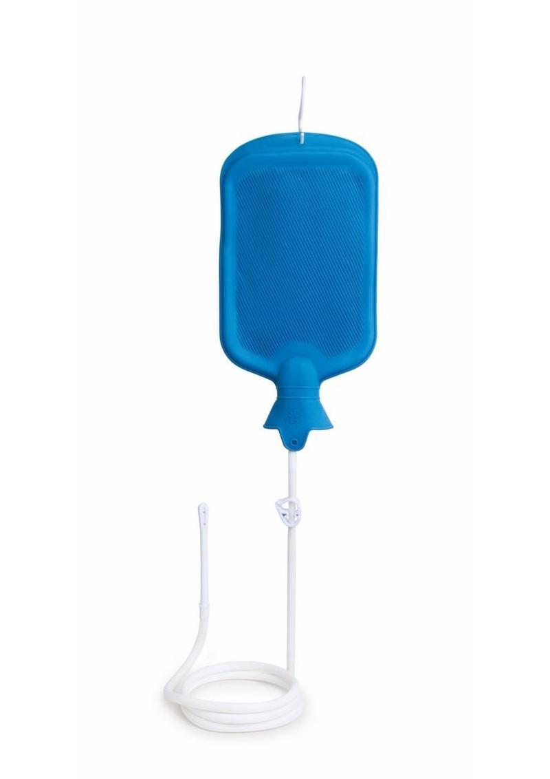 Aquaclean Aqua Pouch Enema Cleaning - Blue - Set