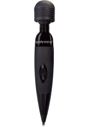 Bodywand Midnight Silicone Plug-In Wand Massager - Black/Blue