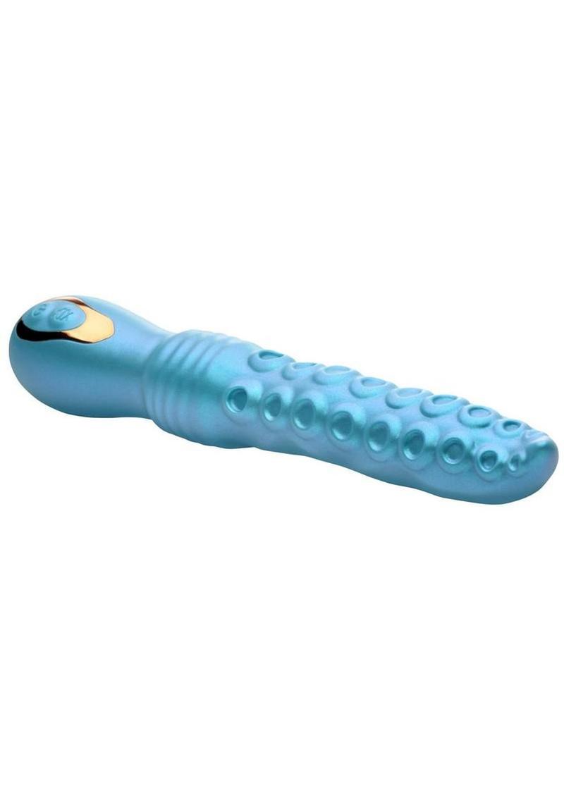 Creature Cocks Tenta-Squirm Squirming Rechargeable Silicone Vibrator - Blue