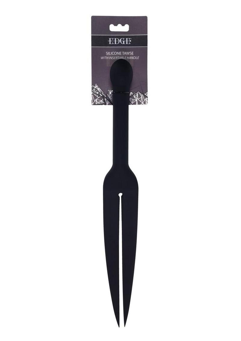 Edge Silicone Tawse - Black