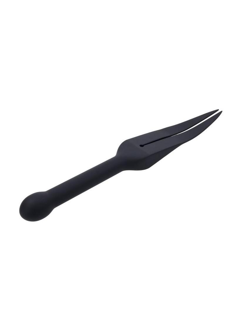 Edge Silicone Tawse - Black