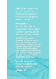 Holiday Lube Sweet Snow Water Based Lubricant 2oz - Blue Raspberry