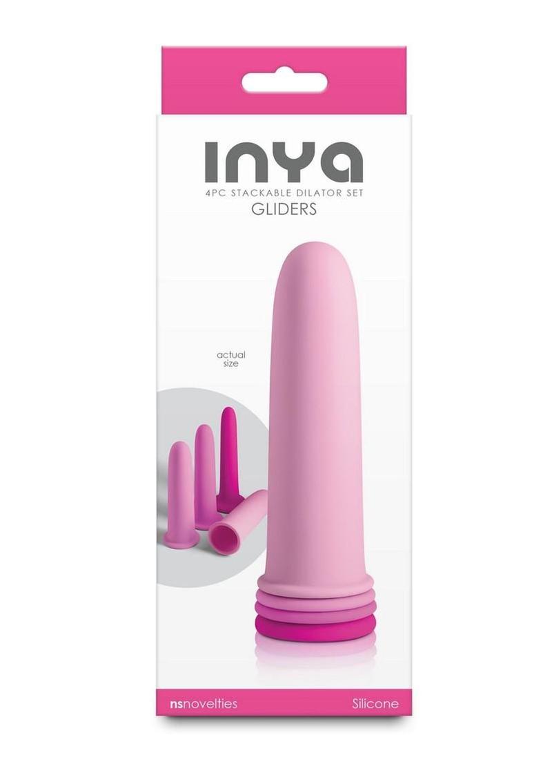 Inya Gliders Silicone Dilator - Pink - 4 Piece/Set