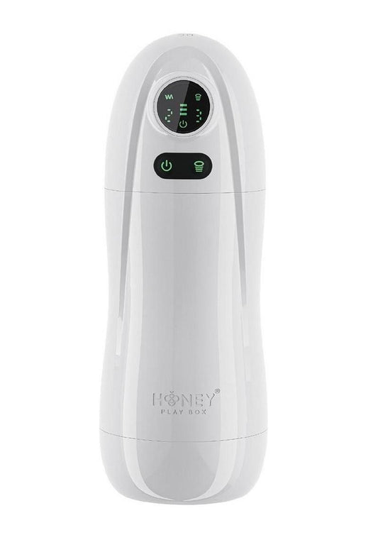 Kai 2 Automatic Sucking Vibrating Rechargeable Male Masturbator - Black/White