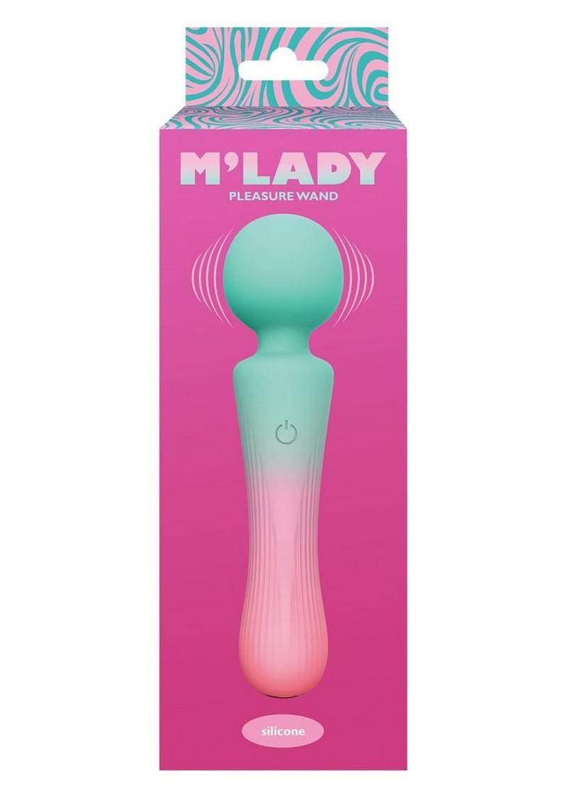 M'lady Silicone Rechargeable Pleasure Wand - Gradient