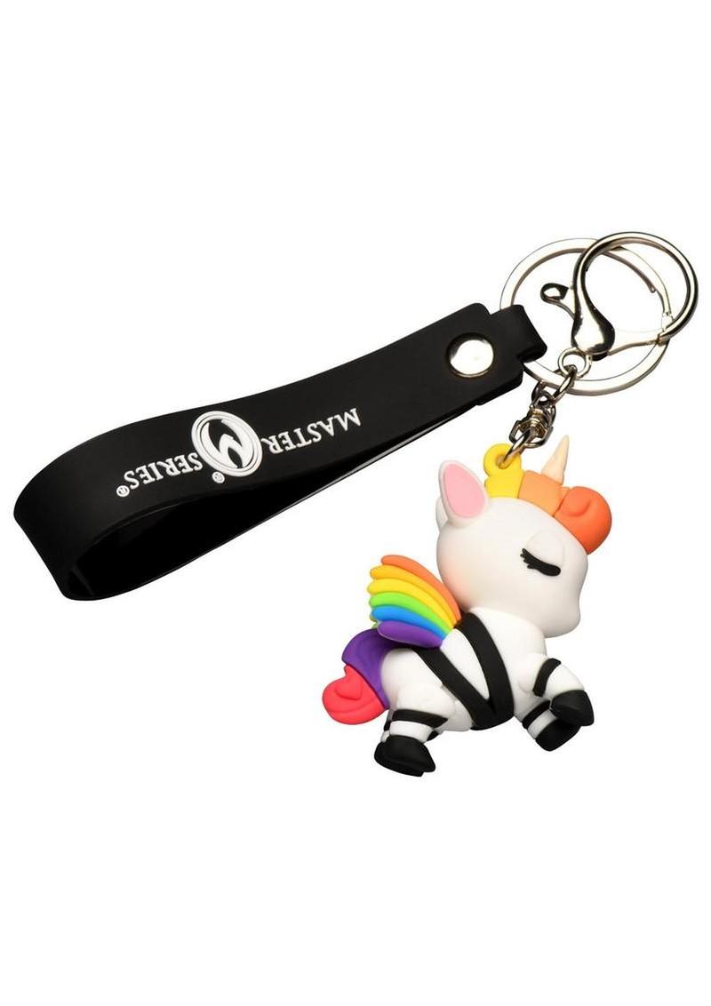 Master Series Bondage Unicorn Keychain - Rainbow
