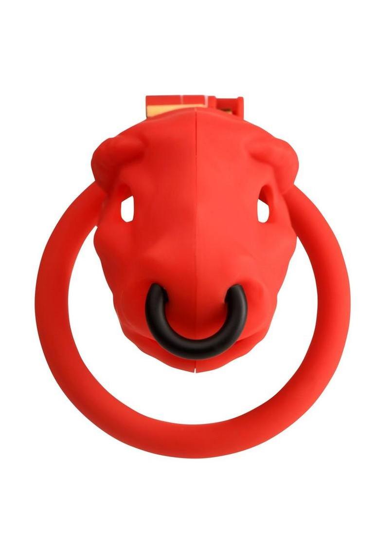 Master Series Bull Chastity Cage - Red