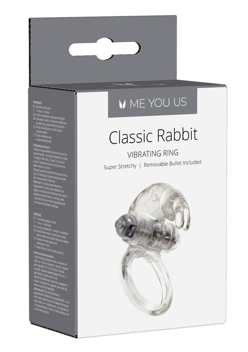 ME YOU US Classic Rabbit Vibrating Cock Ring e-tique toys ME YOU US Classic Rabbit Vibrating Cock Ring e-tique toys