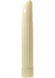 ME YOU US Sensuous Ribbed Vibrator - Ivory/White