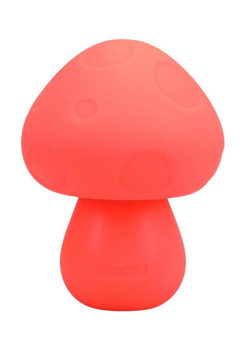 Mochi Mushroom Vibe 10 Function Silicone Rechargeable Vibrator - Orange