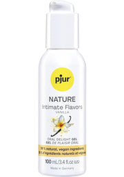 Pjur Nature Intimate Flavors Water Based Lubricant 3.4oz - Vanilla