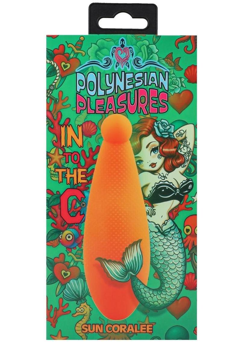 Polynesian Pleasures Into The C Sun Coralee Rechargeable Silicone Vibrator - Orange