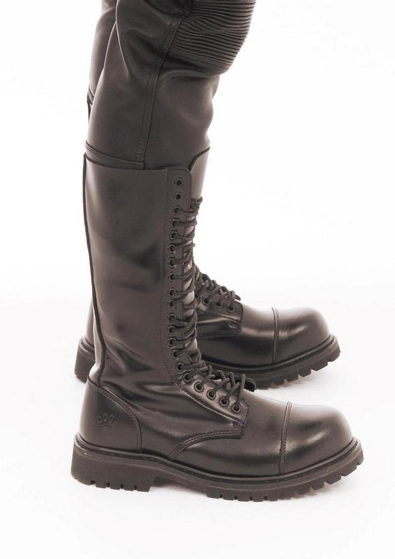 Prowler Red 20 Hole Boot - Uk 10.5 - Black