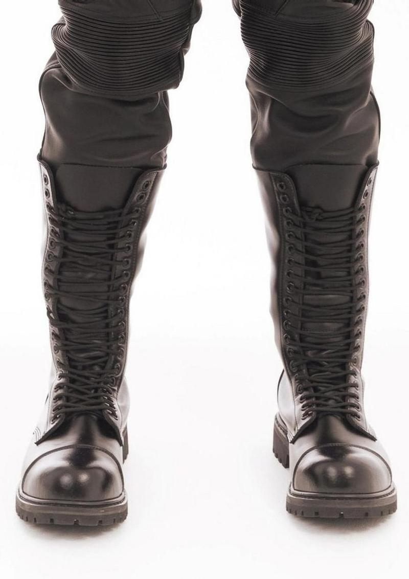 Prowler Red 20 Hole Boot - Uk 11 - Black