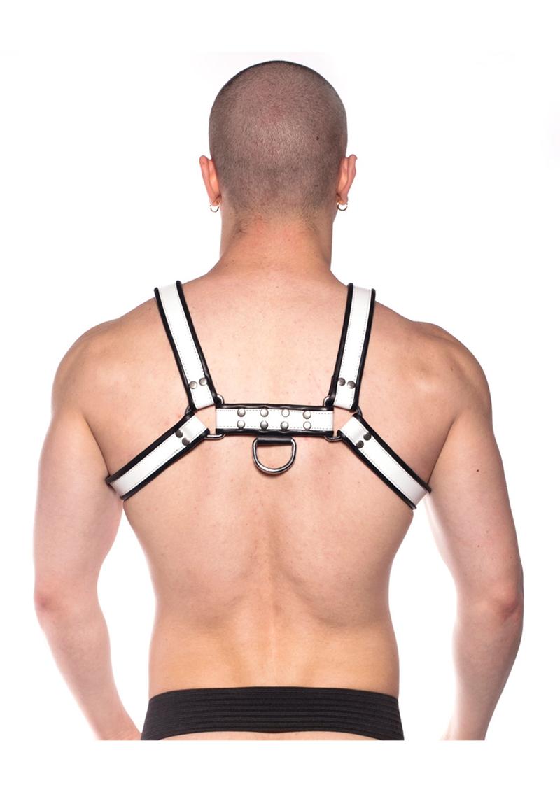 Prowler Red Bull Harness - Black/White - Large/XLarge