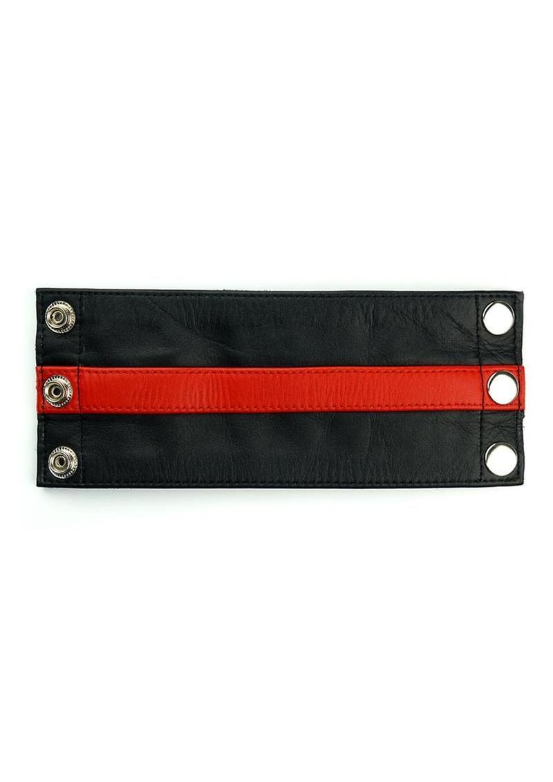 Prowler Red Leather Wrist Wallet - Black/Red - Small