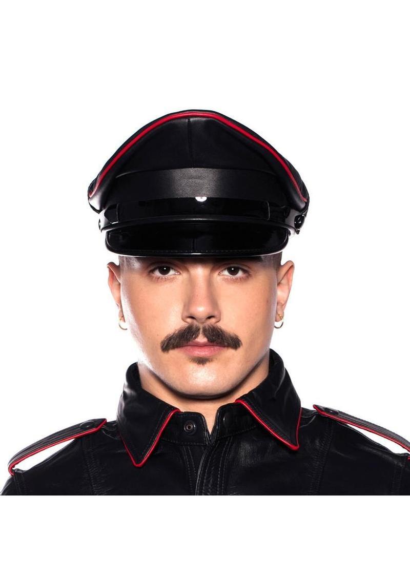 Prowler Red Military Cap - Black/Red - Small - 55cm