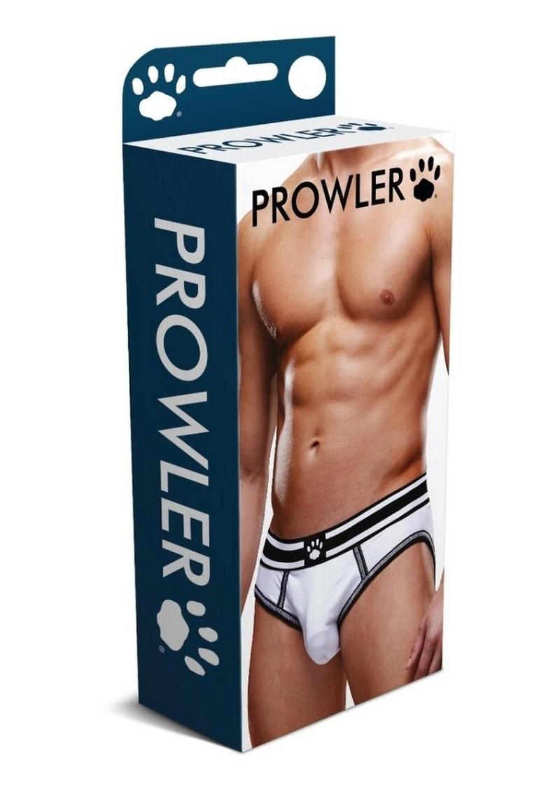 Prowler White/Black Open Brief - Black/White - XLarge