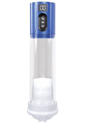 Pumped Hyperlift 7 Function Rechargeable Masturbator - Metallic - Blue