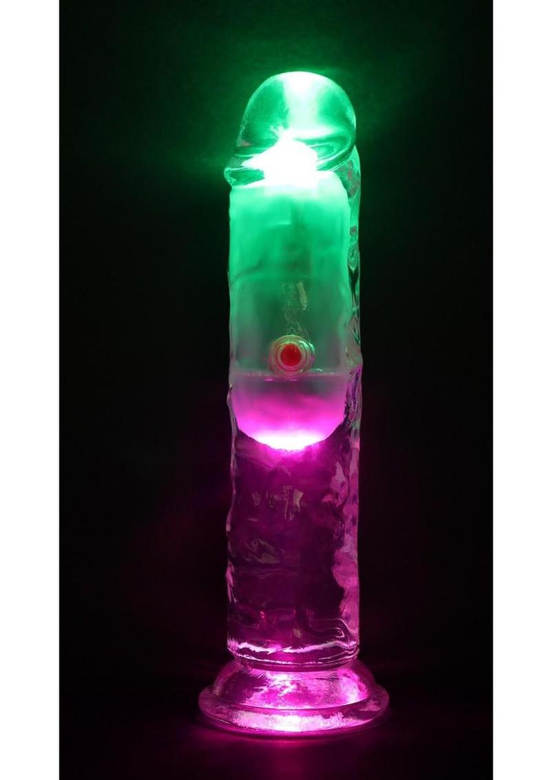 Realrock Vibrating Led Wireless Rechargeable Remote Control Straight Cock